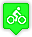 Symbol Radfahren